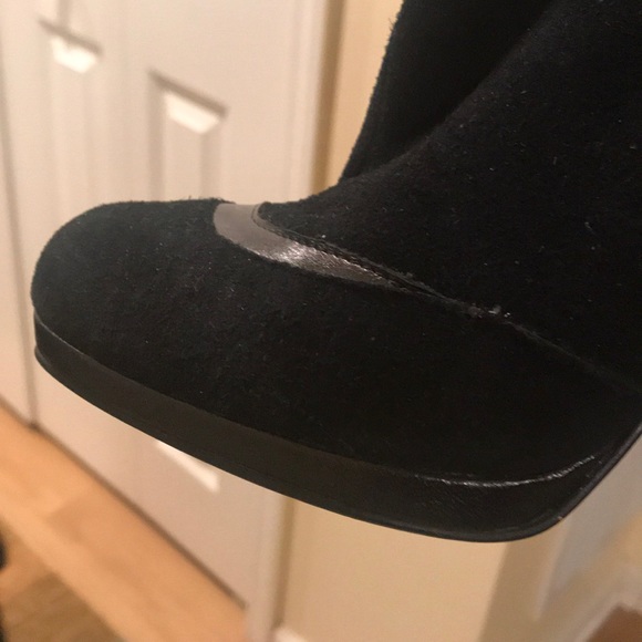 Bebe platform leather boots size 7 - Picture 5 of 7